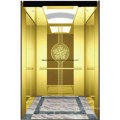Ascenseur d&#39;ascenseur de passager ascenseur d&#39;ascenseur à la maison d&#39;or gravant le miroir Hl-X-044